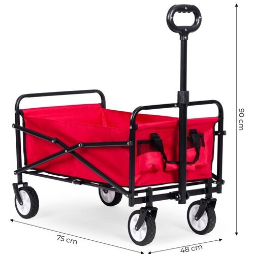  multi Garden Sklopiva kolica za plažu 48x90cm red, TC-005 RED Slike