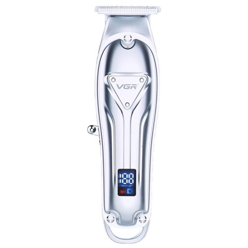 SARAHE VGR V-063 8W USB gospodinjski prenosni kovinski strižnik za lase z LCD zaslonom (srebrn), (22149818) Cene