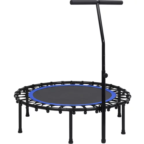 vidaXL Fitnes trampolin z ročajem 102 cm