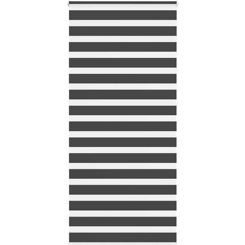 vidaXL idaXL Zebra senčilo črna 105x230 cm tkanina širina 100,9 cm poliester Cene