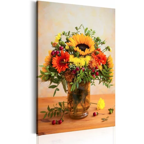  Slika - Autumnal Flowers 80x120