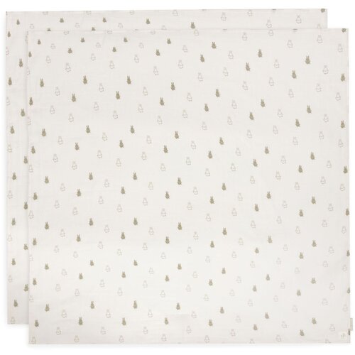 Jollein tetra plenica 2/1, 115x115cm happy miffy olive green Cene