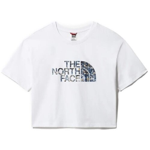 The North Face Majice &amp;amp; Polo majice W CROPPED EASY TEE Bela Slike