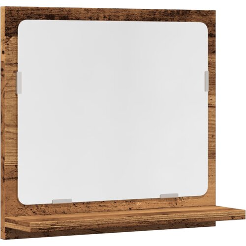 Maison Chic Kopalniška omarica - Kopalniški kabinet z ogledalom starinski les 40x11x37 cm, (21794750) Cene