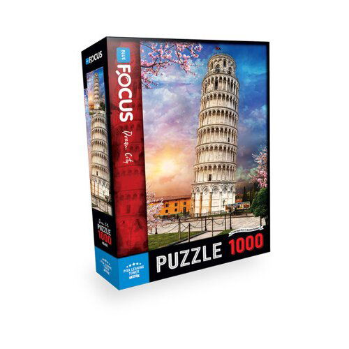  Blue focus puzzle 1000 delova krivi toranj u Pizi ( 38765 ) Cene