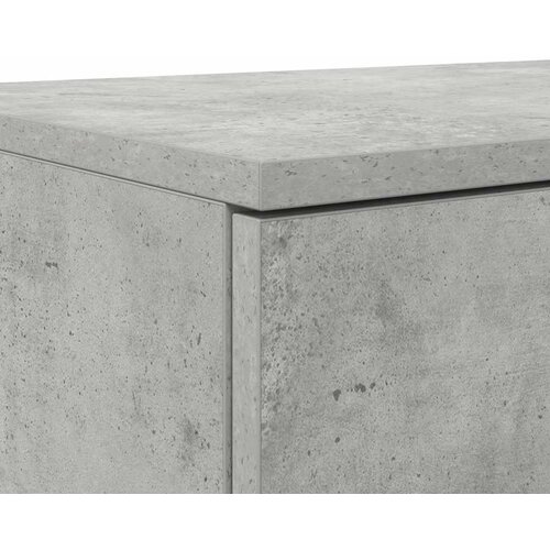  Ladice za krevet s ladicama Betonski sivi 100 x 36,5 x 16,5 cm Slike
