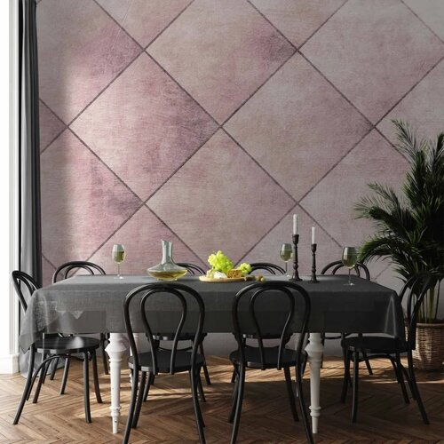  Foto tapeta - Perfect cuts - uniform geometric pattern in tiled pattern with pattern 350x256 Vodootporna Cene