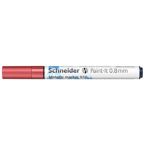 Schneider Flomaster Paint-It metalik marker 010, 0,8 mm, crveni Slike