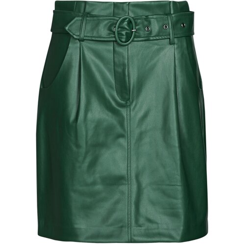 Vila Krila VICHOOSY HW COATED SKIRT Zelena Cene
