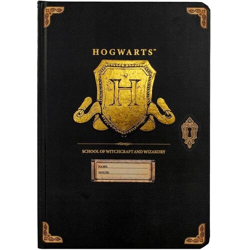HARRY POTTER beležka A5 s trdimi platnicami Hogwarts Shield Blue Sky Cene