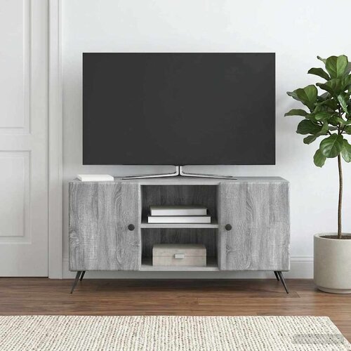  ormar 102 x 34,5 x 50 cm Siva sonoma Konstruirano drvo Slike