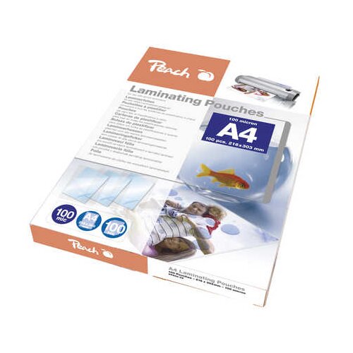 Peach ŽEPKI ZA PLASTIFICIRANJE A4 100um 100/1 510299, (20378891) Cene