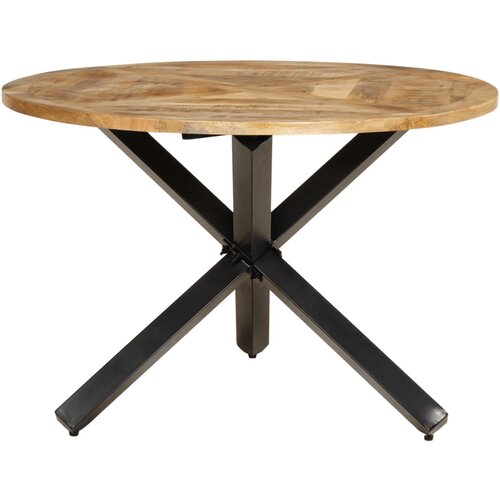 Maison Chic Jedilna miza - Kuhinjska miza - Jedilni stol Ø110x75 cm trden robusten mangov les, (21715283) Cene