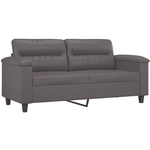 vidaXL Dvosed siv 140 cm umetno usnje, (20929076) Cene