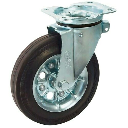  Zakretni kotač za transportna kolica (Promjer kotačića: 200 mm, Nosivost: 200 kg, Valjkasti ležaj, S pločom) Cijene