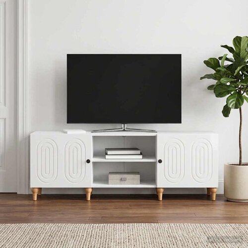TV ormar Bijela visokog sjaja 150 x 31 x 50 cm Cijene