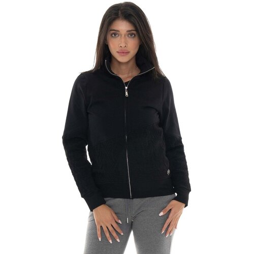 Leone 1947 &Scaron;portne jope in jakne Woman High Collar Full Zip Braid Črna Cene