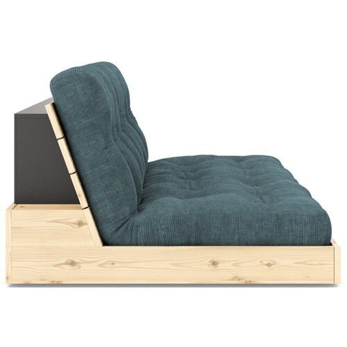 Karup Design Plava sklopiva sofa od samta 196 cm Base &amp;ndash; Slike