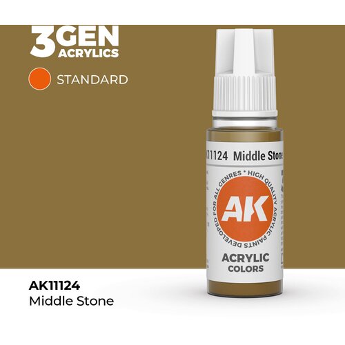 AK Interactive Middle Stone 17ml - 3rd Gen Akrilna Boja AK11124 Slike