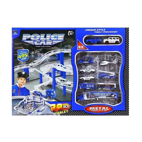 Lean Toys Velika policijska steza 495 cm Slike