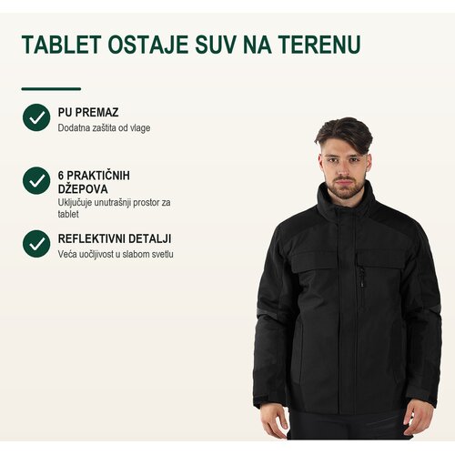 TEKTON PRO Radna jakna Granit, Tamnosiva Slike