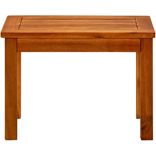  Vrtni stolić za kavu 50 x 35 x 36 cm masivno bagremovo drvo Slike