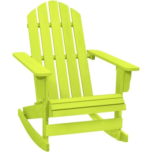  Stolica za ljuljanje Adirondack masivna jelovina zelena Cijene