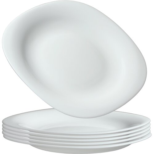 KADAX Desertni krožnik 21,5 cm Beli krožniki Komplet 6 krožnikov za torto, (5000355387) Cene