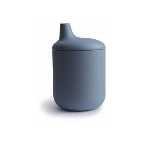 Mushie Silikonska skodelica z ustnikom – Tradewinds Cene