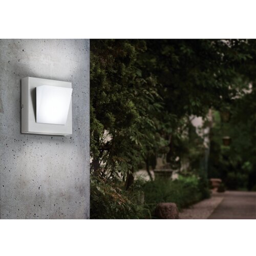Eglo Calgary 1 vanjska zidna/1, led, 1x3,7w, inox/plastika bijela Slike