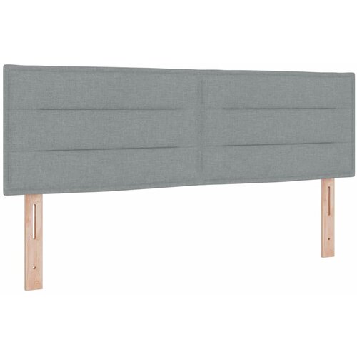  s opruga kutije Svijetlo siva 160 x 200 cm tkanina Slike