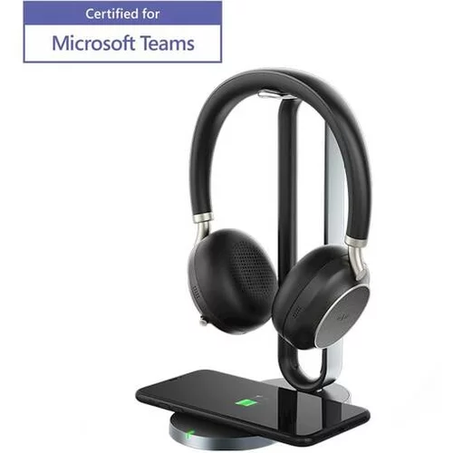 Yealink brezžične ušesne slušalke BH76 Teams USB-A, črne 120