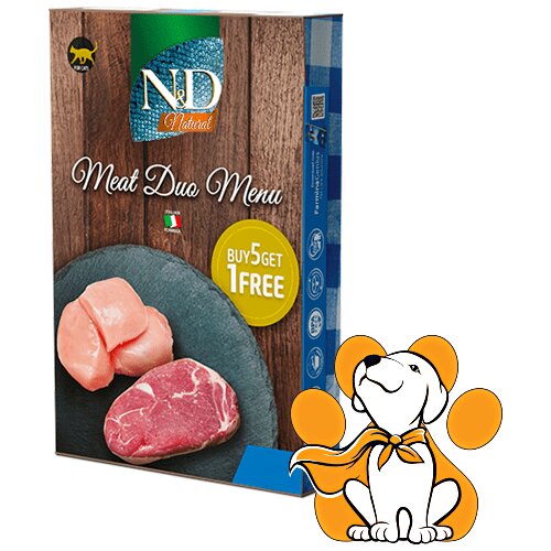 N&d natural Meat Duo Menu 6x70g, Dvostruki Mesni Meni za Odrasle Mačke Cene