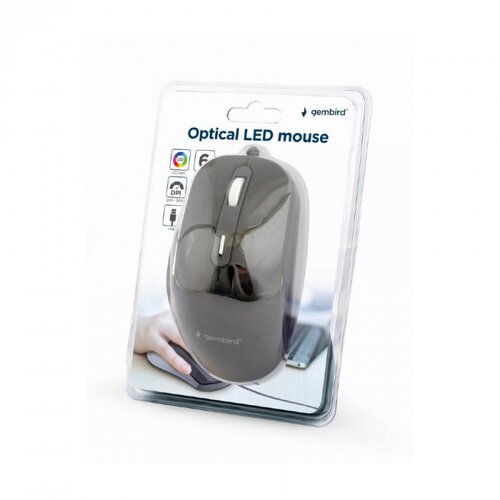  Mi&amp;scaron; GEMBIRD MUS-6B-02, optical, USB Slike