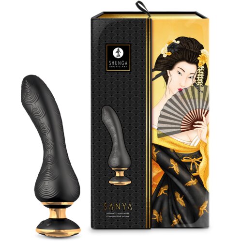 Shunga Sex Toys Vibrator Shunga Sanya Black Cene