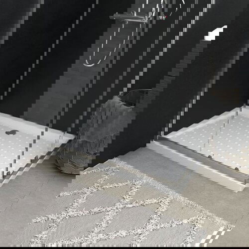 VidaXL Podloga za tu&amp;scaron;iranje s točkicama bijela 70 x 100 x 4 cm ABS Slike