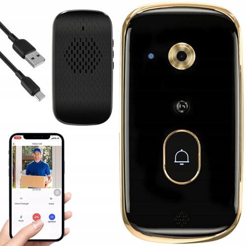  Aku. 3600mAh WiFi domofon in zvonec s kamero USB Cene