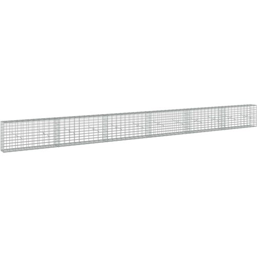  Gabion s žicom debljine 3,5 mm i mrežom 5x10 cm 600x20x50 cm Slike