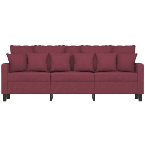  Trosjed od tkanine crvena boja vina 180 cm Slike