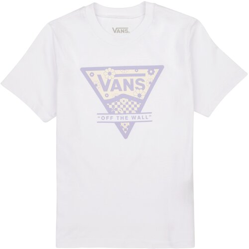 Vans Majice s kratkimi rokavi CHECKER FLORAL TRIANGLE BFF Bela Cene