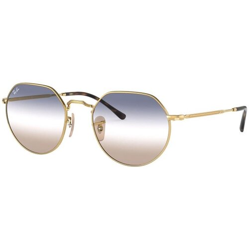 Ray-ban Jack RB3565 001/GD M (53) Zlata/Večbarvna Slike