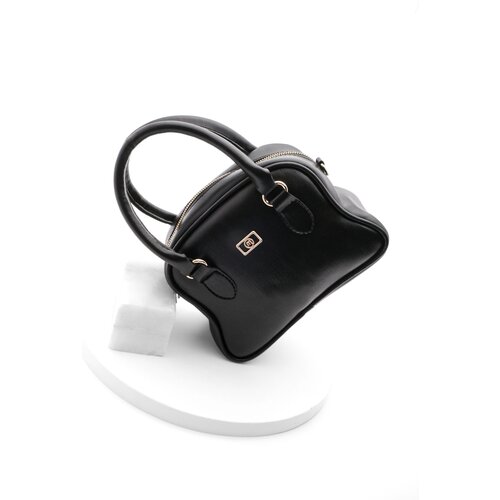 Marjin Women's Adjustable Strap Hand Shoulder Bag Sines Black Cene