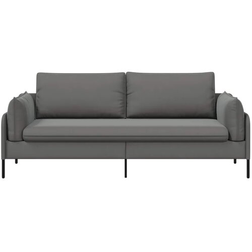 SOFA za 3 osobe 3-sjedalo Tamnosiva 222 x 81 x 89 cm Bar&amp;scaron;un - Tamnosiva 180 cm Slike