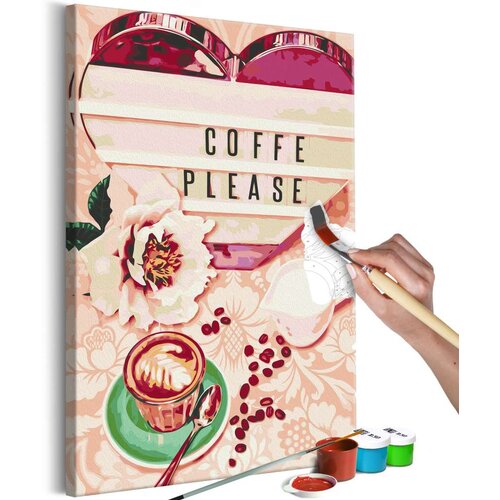  Slika za samostalno slikanje - Coffee Please 40x60 Slike