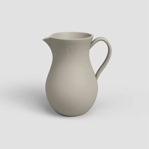 Artevasi Bež keramična ročno izdelana vaza (višina 30 cm) Harmonia –