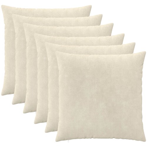  Presvlaka za jastuk 6 pcs HEERLEN Krem 80 x 80 cm Cijene