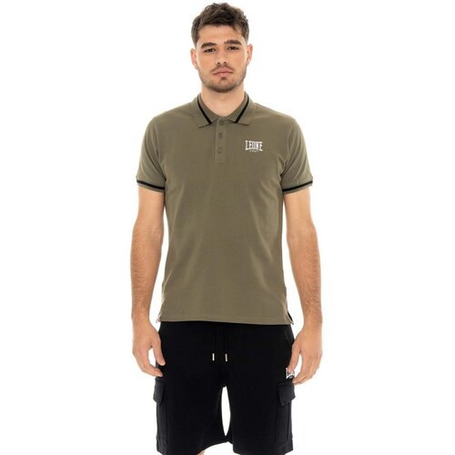 Leone 1947 Polo majice kratki rokavi Man Small Logo Zelena Cene