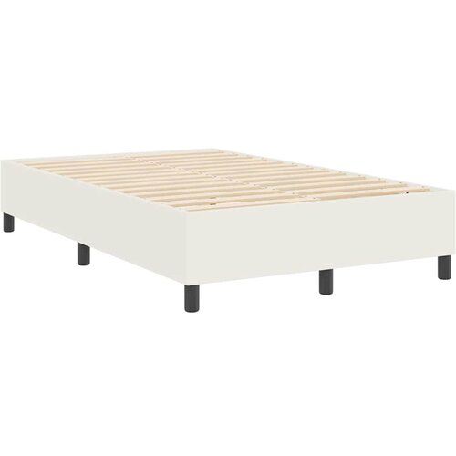  Krevetna platforma Krema 120 x 190 cm Kordura tekstil Slike