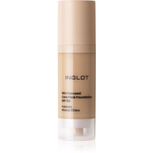 Inglot Skin Focused Care Face Foundation SPF 50 prekrivni tekoči puder SPF 50 odtenek Medium Olive 30 ml Cene