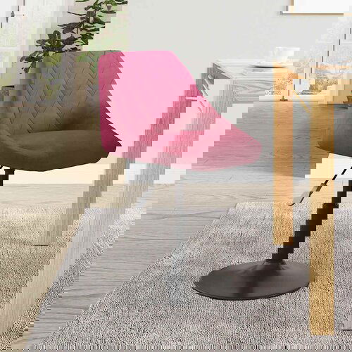 vidaXL Blagovaonska stolica crvena boja vina baršunasta Cijene